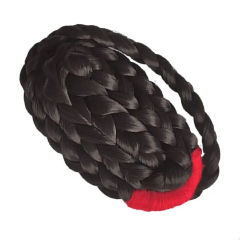 Durability Korean Braided Hairpiece Elegant Twisted Hair Bun Professionals for Everyday Use