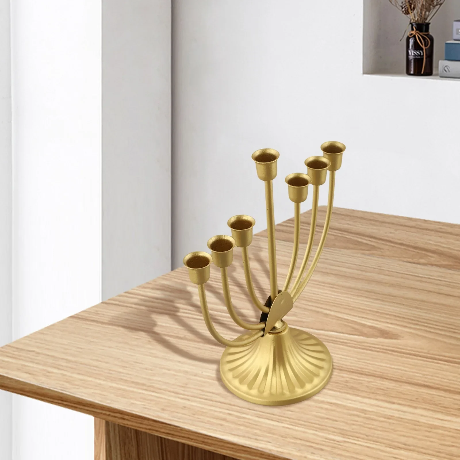 Elegant Holiday Decorations Hanukkah Decorations 9 Branch Menorah Holiday Ambiance Perfect For Gatherings Detachable Components
