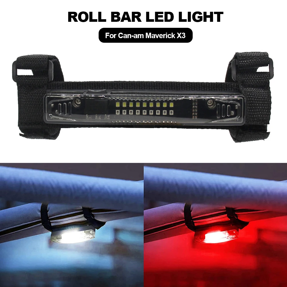 

For Can-am Maverick X3 Universal Roll Bar LED Light UTV ATV For Polaris RZR 800 900 1000 XP Turbo For Cf Moto Accessories New