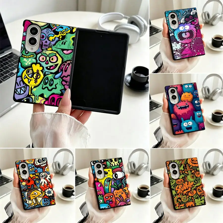 Чехол для Samsung Galaxy ZFold8 Z Fold8 Wide Z Fold 8 ZFold Wide с арт-дизайном в технике спрей-пейнтинга