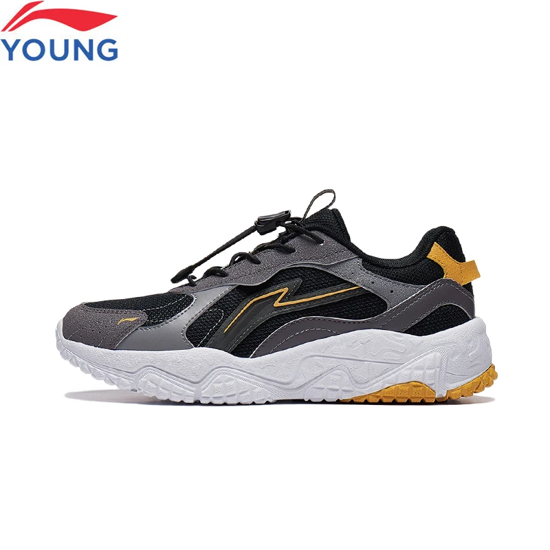 Li-Ning Kids Boys Sports Style Leisure Shoes for Child Cushion Bounce Shoes LiNing Fitness Wearable Comfortable Sneakers YKCT160