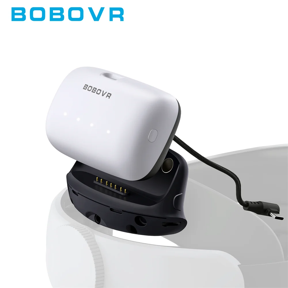 Bobovr-ヘッドストラップアップキット、バッテリードック、倍