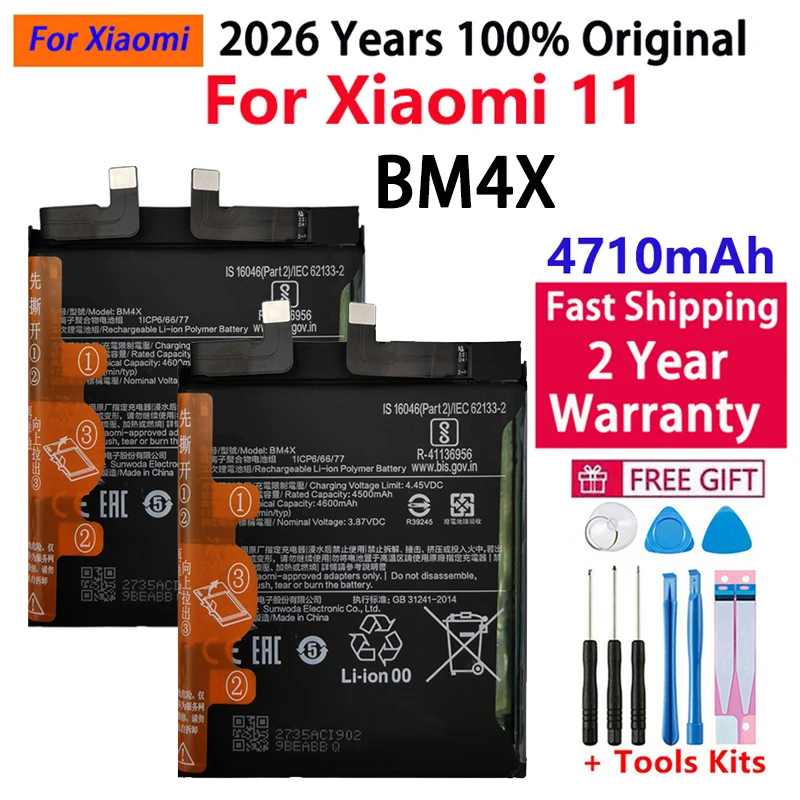 Original Battery For Xiaomi Mi 8 9 10 11 11i 11T Ultra SE Lite 5G Batteries BM55 BM58 BM59 BM3L BM3M BM4F BM4N BM4X BM4Y BP42 image 6