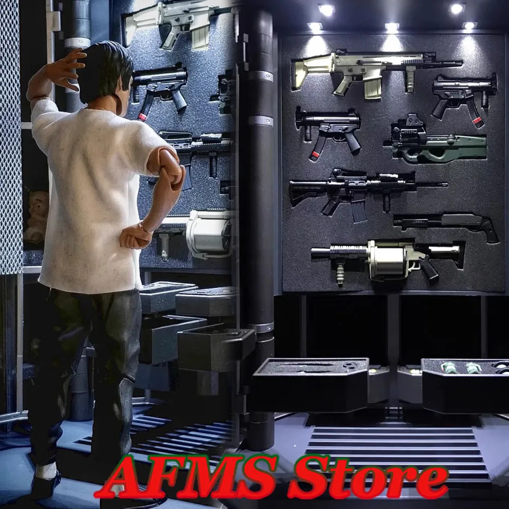 

2GOODCO масштаб 1/12, аксессуары для бронирования SCAR-H MP5K P90 M4A1 M870 M249 GLOCK17, оборудование для боевого воина, подходит для 6-дюймовой экшн-фигурки