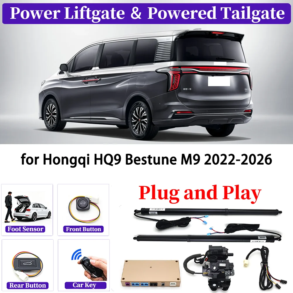 

for Hongqi HQ9 Bestune M9 2022-2026 OEM Upgrade Car Automatic Power Liftgate Kit Smart Auto Electric Tailgate System Plug＆play