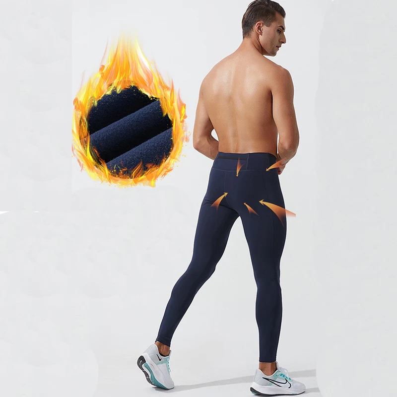 Verano primavera otoño hombres mallas para correr gimnasio pantalones de bolsillo masculino baloncesto fútbol Fitness ejercicio deporte mallas largas 16