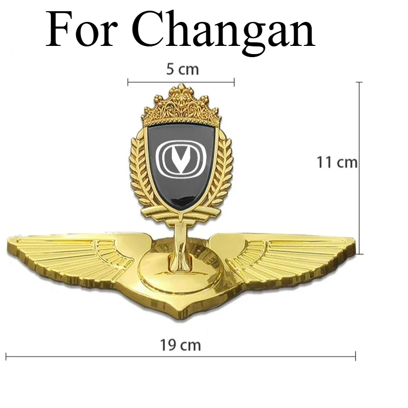 

For Changan CS75 CS55Plus Eado UNI-T UNI-K UNI-V Front Engine Hood Three-dimensional Car Emblems Metal Decorative Accessories