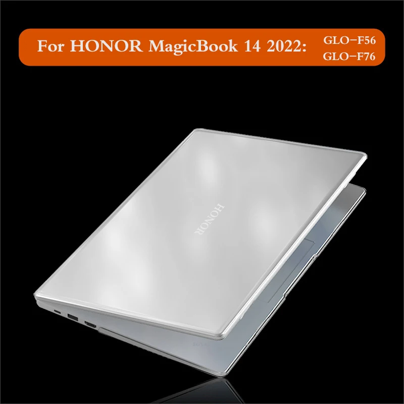 Laptop Case For Honor MagicBook 14 2022 Protective Shell for Magicbook Model GLO-F56 Bottom Shell PC Cover for Magicbook GLO-F76