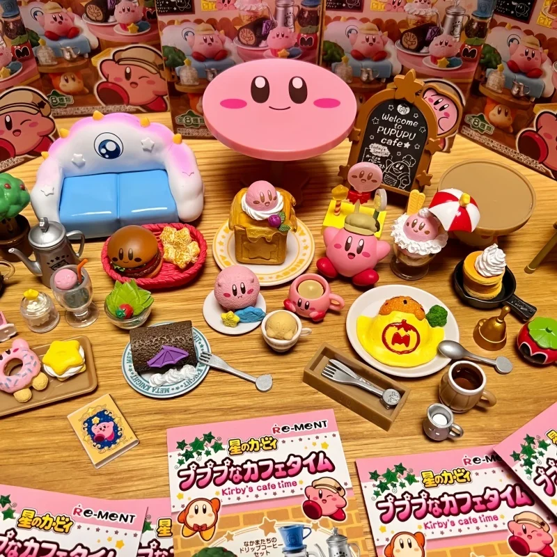 

Original Kirby Blind Box Coffee Time Series Miniature Scene Cute Model Collectible Trendy Desktop Decoration Birthday Gift Toy