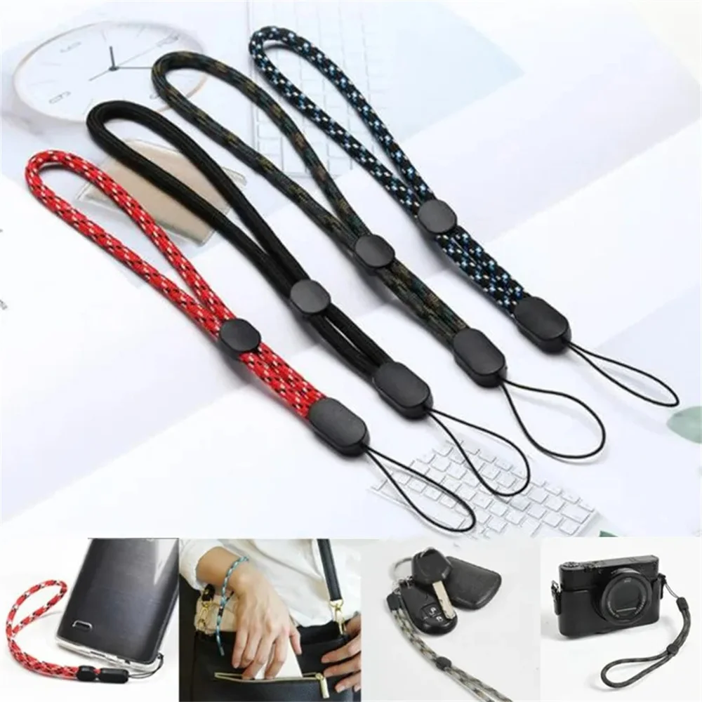 Universal Wrist Lanyard For iPhone Samsung Camera USB Drives Keys ID Card Anti-Lost Adjustable Hand Strap Phone Accessory