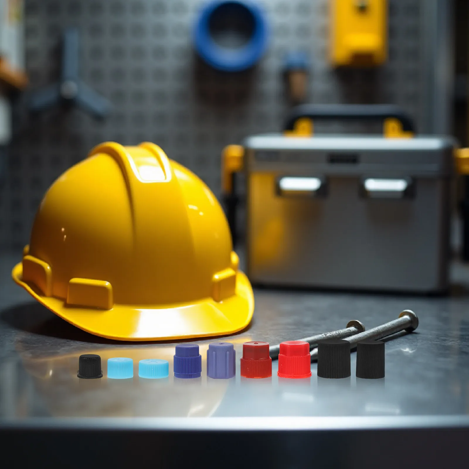 

45Pcs Auto Ac Replacement Caps Universal Fit Plastic Car Ac Dust Caps for Refrigeration System Valve Protection