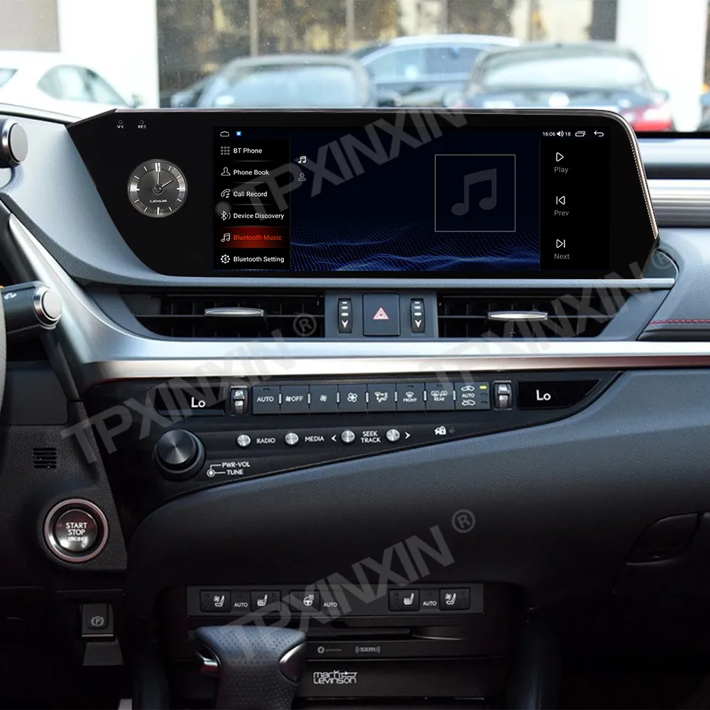 

Автомобильный радиоприемник с 12,3-дюймовым экраном для Lexus ES 2018-2021 Android Auto GPS-навигация Мультимедийный видео стереоприемник Головное устройство