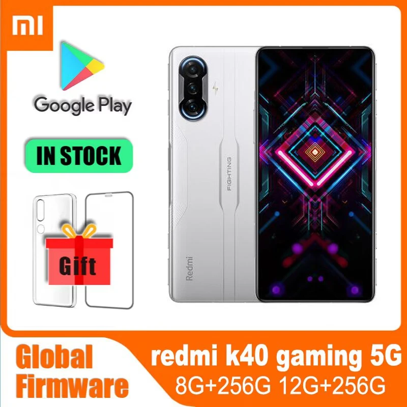 Xiaomi Redmi K40 Gaming 5G Android 11 MIUI 12.5 Octa Core Smartphone Original Cellphone Global ROM 67W Fast Charging