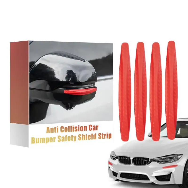 Protectores de puerta de coche, 4 piezas, protectores de parachoques automotrices, impermeables, anticolisión, tiras de esquinas de adhesión de cuerda