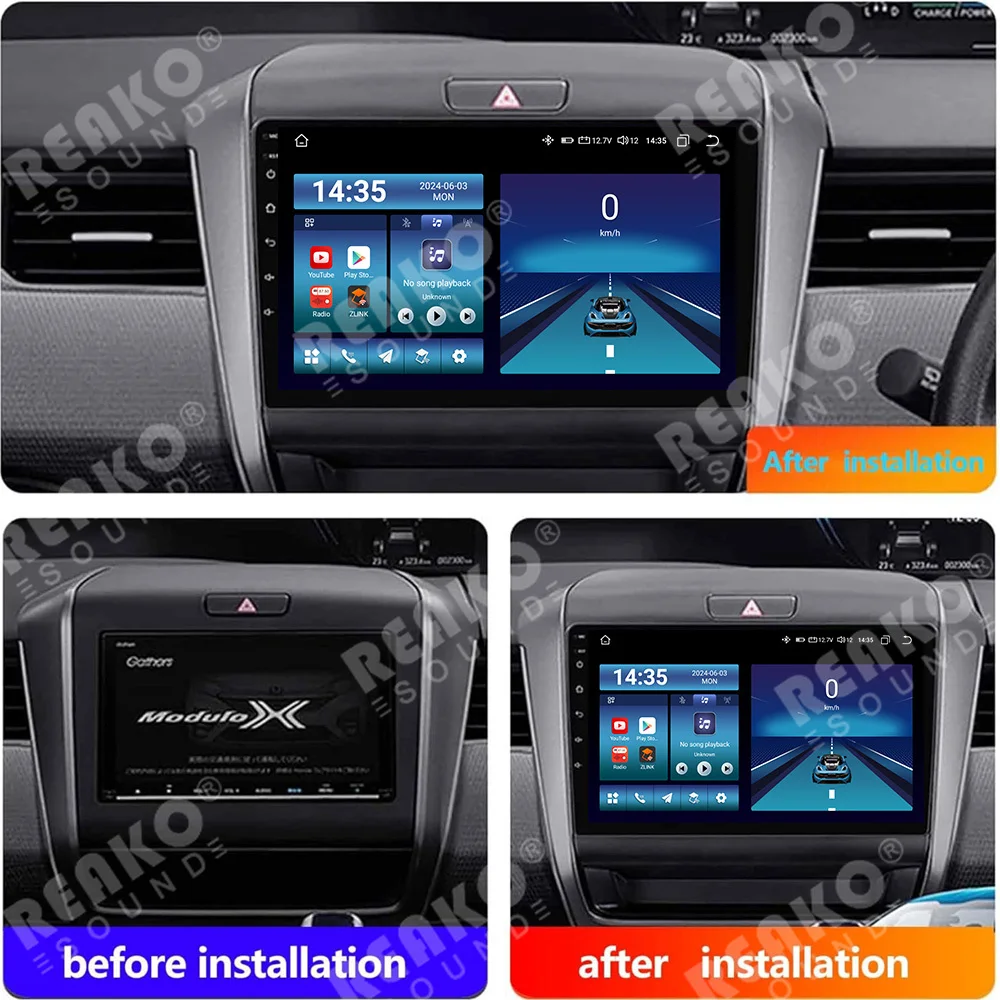 REAKOSOUND 2 Din Autoradio For Honda Freed 2016-2020 Car Radio Stereo 4G Carplay Navigation BT Multimedia Video Player Head Unit