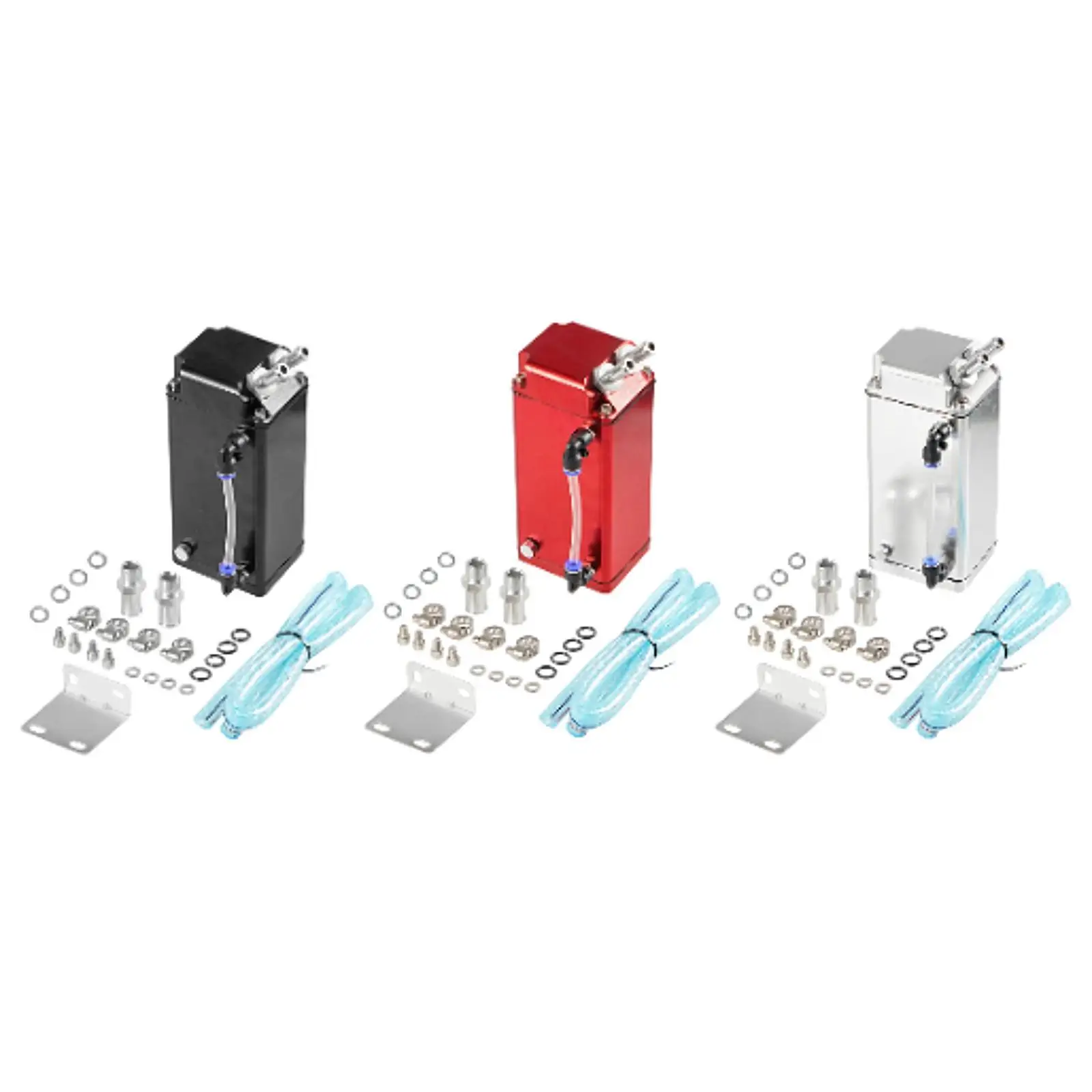 Universal Car Oil Catch Can Replacement Spare Parts Compact Simple Installation Oil Separator Reservoir Tank Air Oil Separator