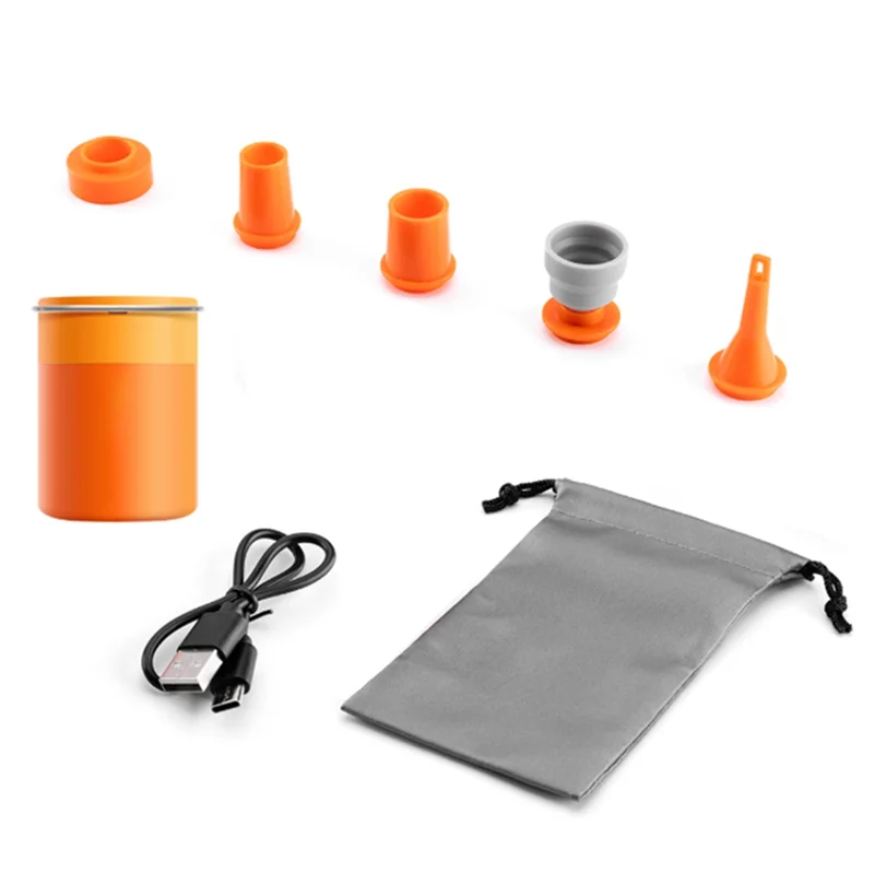 Qunature Air Pump Inflatable Pump Camping Light Type-C Charging For Camping Outdoor Activities