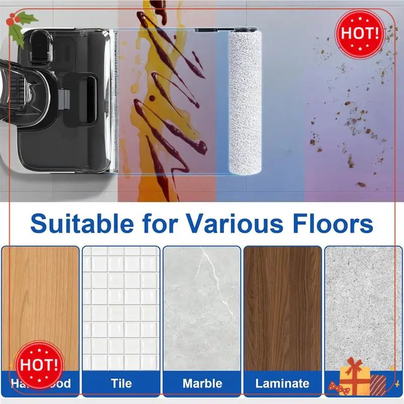 ABLE-For Tineco Floor One Stretch S6 Brush Roll وقطع غيار فلتر Hepa