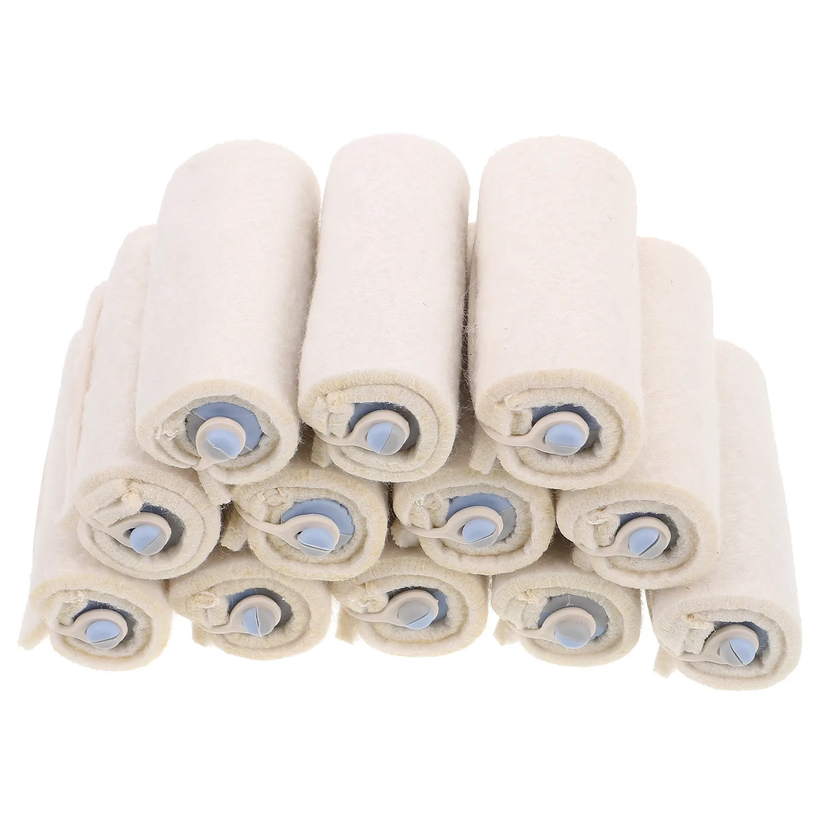 12Pcs Cotton Hair Perm Rollers Professional Salon Quality Perming Tool for Natural Looking Curls Damage Free Hair Styling