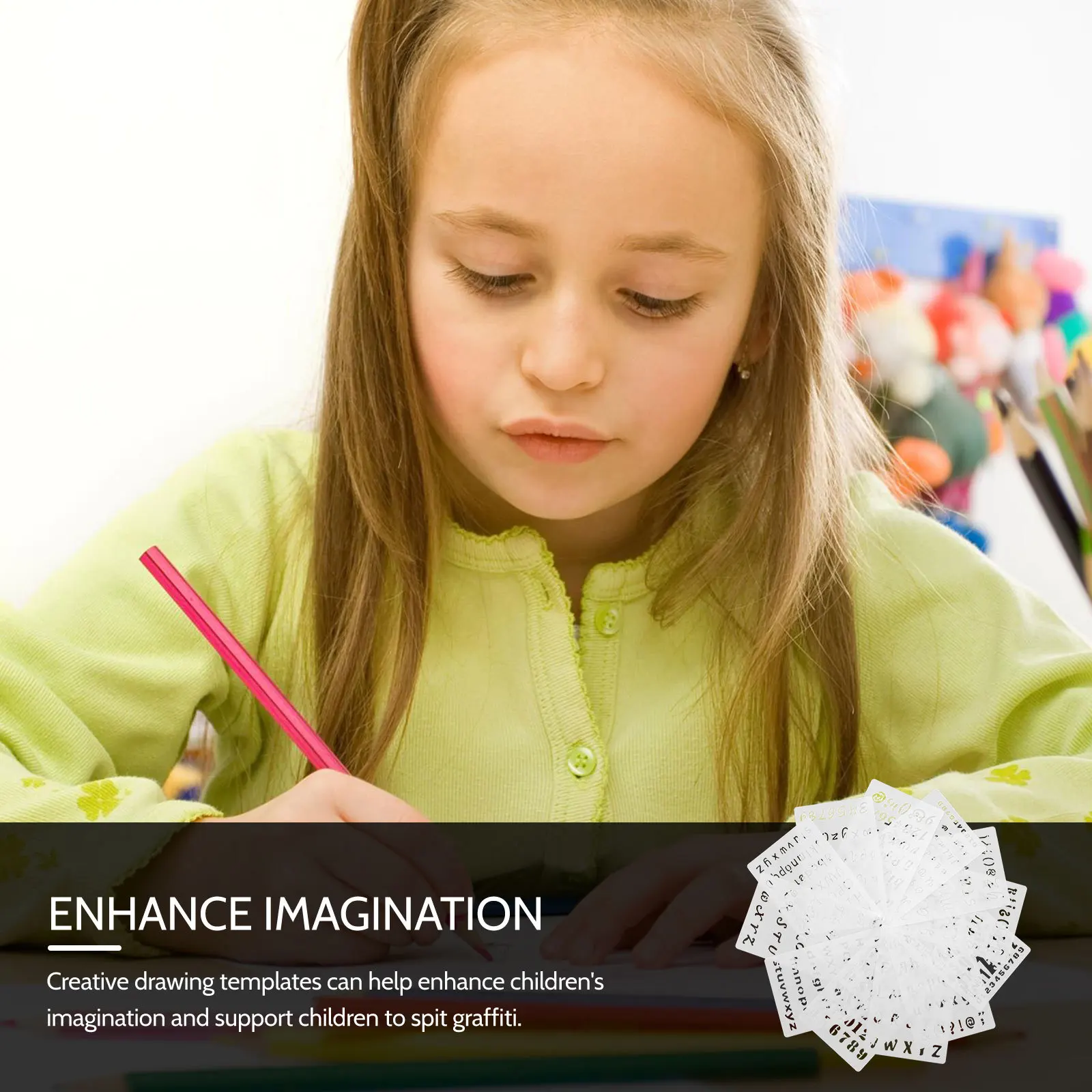 

12Pcs Alphabet Stencils English Letter Number Templates for Painting Scrapbook Supplies DIY Letter Stencils Number Stencil