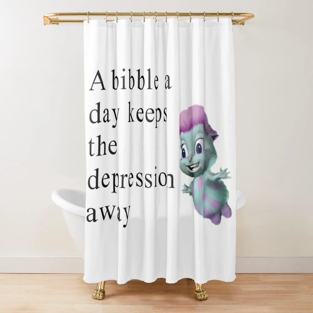 

Bibble Meme Shower Curtain Bathroom For Shower For Bathroom Shower Waterproof And Anti-Mold Bathtub Curtain
