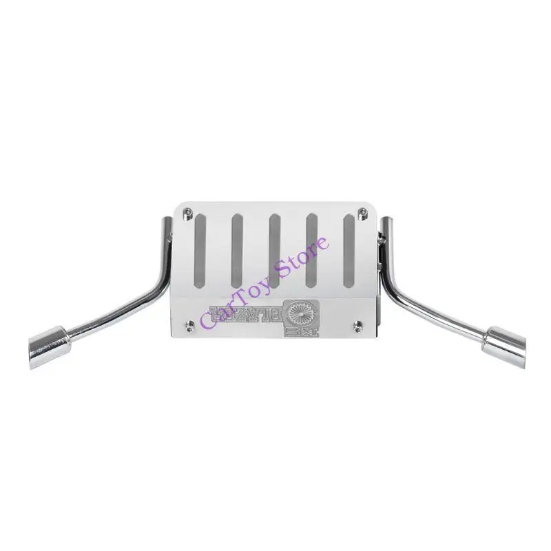 634F 1/10 RC 크롤러 트럭 K5 용 탱크 배기관 용 금속 연료 꼬리 블레이저 트리