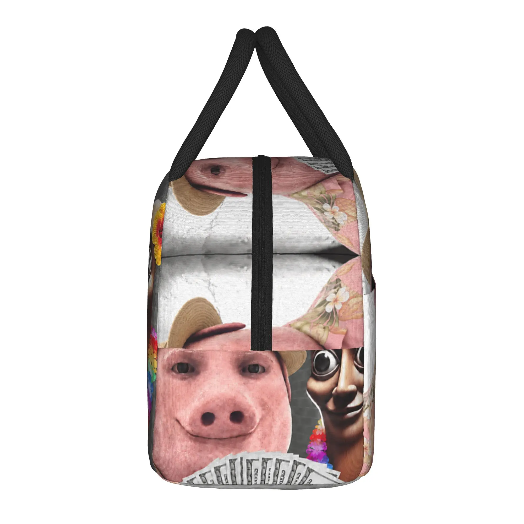 There is Motion at Your Front Door Tung Tung Tung Sahur Lunch Bag Funny Lunch Box For Women School Cooler Bag Thermal Lunch Bags