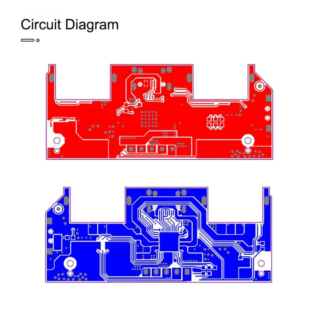 Stable 5V 3A IP5356 QC/PD3.0 Support Digital Display Fast Charge Module Lithium Battery Charge Compact Power Bank Module