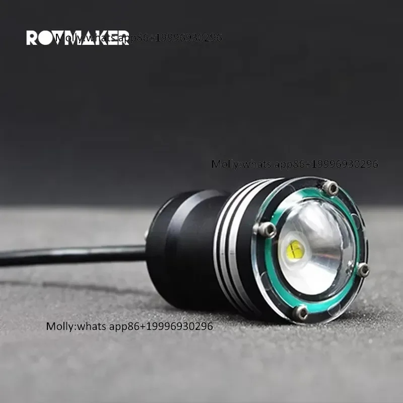 Rovmaker Openrov 300m Depth Waterproof 20W ROV Underwater Light for RC AUV