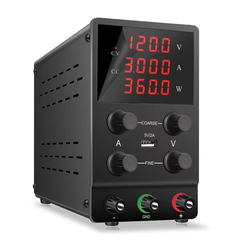SPS1203 120V 3A DC Power Supply Precision Four Digital Adjustable Laboratory Switching Power Source for Phone Repairing