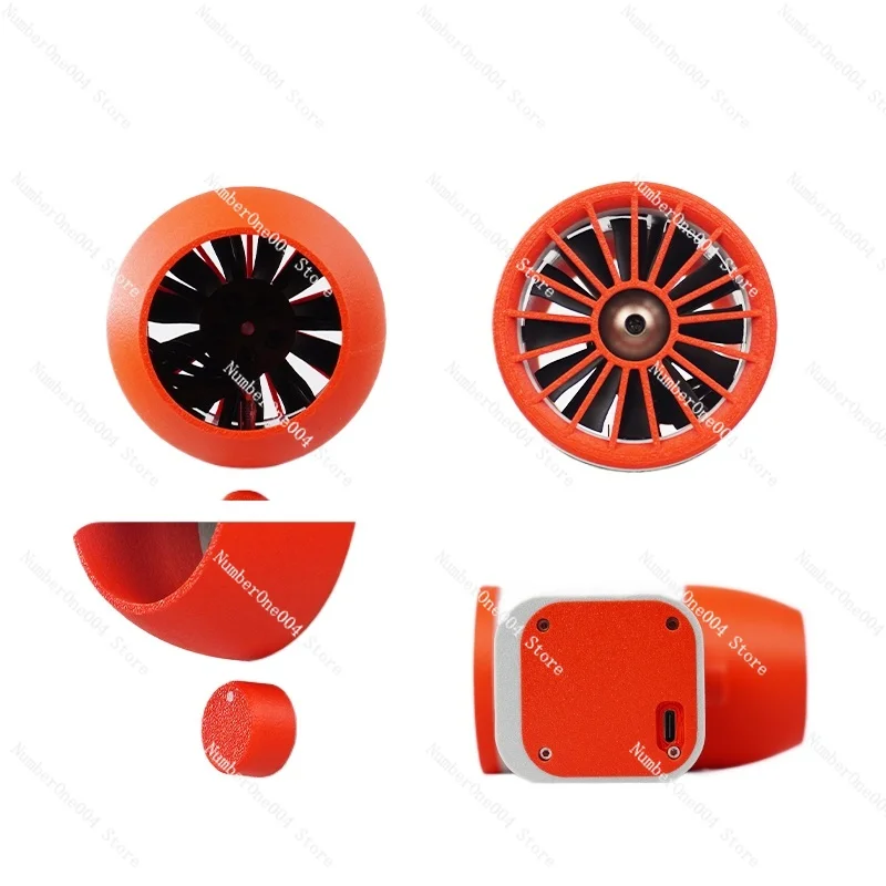 Applicable to Violent Fan 64mm Portable Outdoor Handheld Turbo Fan Car Wash Receiving Water