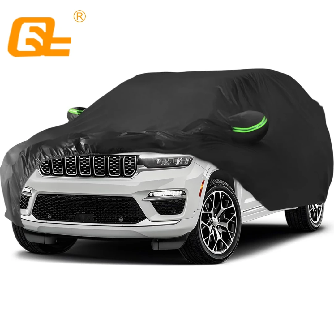 

Windproof Car Cover Compatible with Jeep Grand Cherokee All Weather Waterproof Sun Rain UV Dust Snow Protection Outdoor Covers