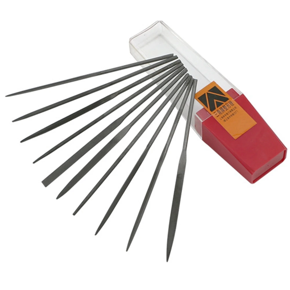 ABMO 20Pcs Small Needle Files Set 140Mm Jewelry Tools Beading Hobby Crafts Carving Repair Cutting Tool