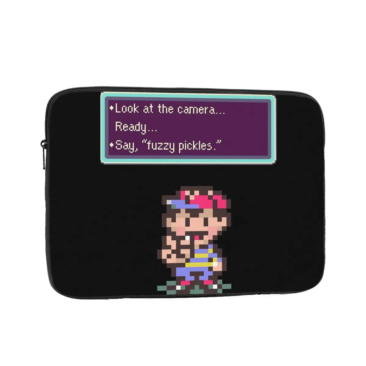 Shockproof Case 12 13 15 17 Inch Men Women Earthbound Fuzzy Pickles Laptop Liner Sleeve Notebook Bag Case
