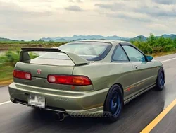 For 1994--2001 Honda ACURA INTEGRA without light High quality ABS plastic unpainted glossy black spoiler trunk boot wing spoiler