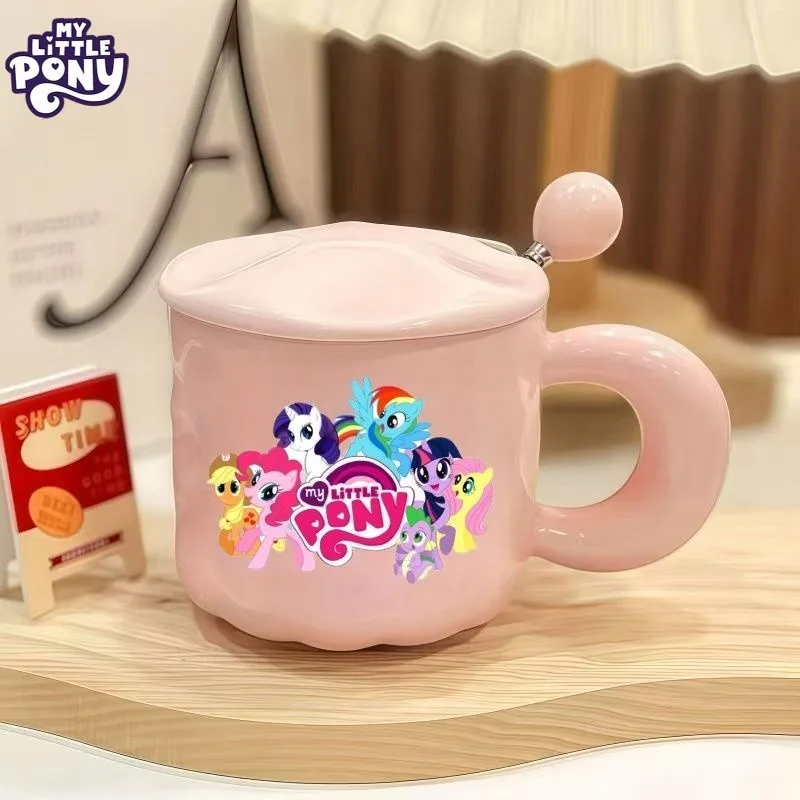 Tazza in ceramica My Little Pony simpatico cartone animato Twilight Sparkle Pinkie Pie, tazza d'acqua domestica personalizzata di alta qualità per ragazze