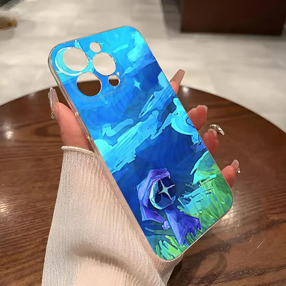 حافظة هاتف Game Dandys World لهاتف آيفون 14Pro 15 11 12 16 Pro Max Mini 8 Plus X XR XS SE2020 غطاء شفاف #4