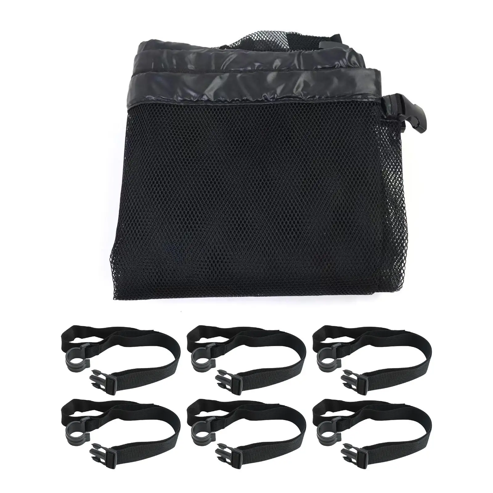 Pool Storage Bag Poolside Pouch Holder Foldable Large Capacity Heavy Duty Toy