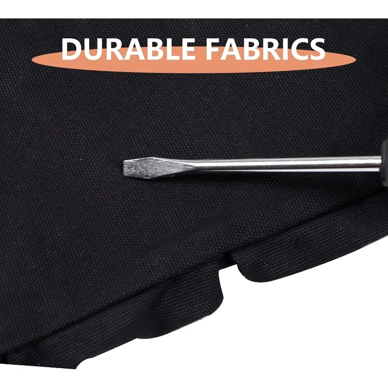 YUANJ Tool Roll Multi-Purpose Roll Up Tool Bag Wrench Roll Canvas Tool Organizer Bucket Car First Aid Kit Wrap Roll Storage Case