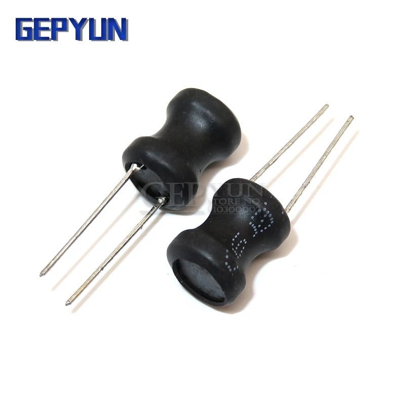 10 sztuk nieekranowany drutowe DIP induktor mocy 0912 (9*12mm) 100uH 220uH 330uH 470uH 1mH 2.2mH 3.3mH 4.7mH w kształcie litery "I" indukcyjności