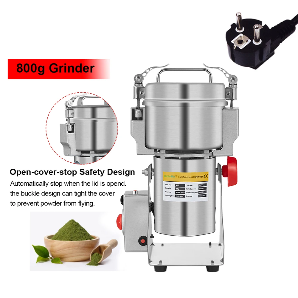 BioloMix 700g Granen Kruiden Kruiden Granen Koffie Droog Voedselmolen Molen Slijpmachine