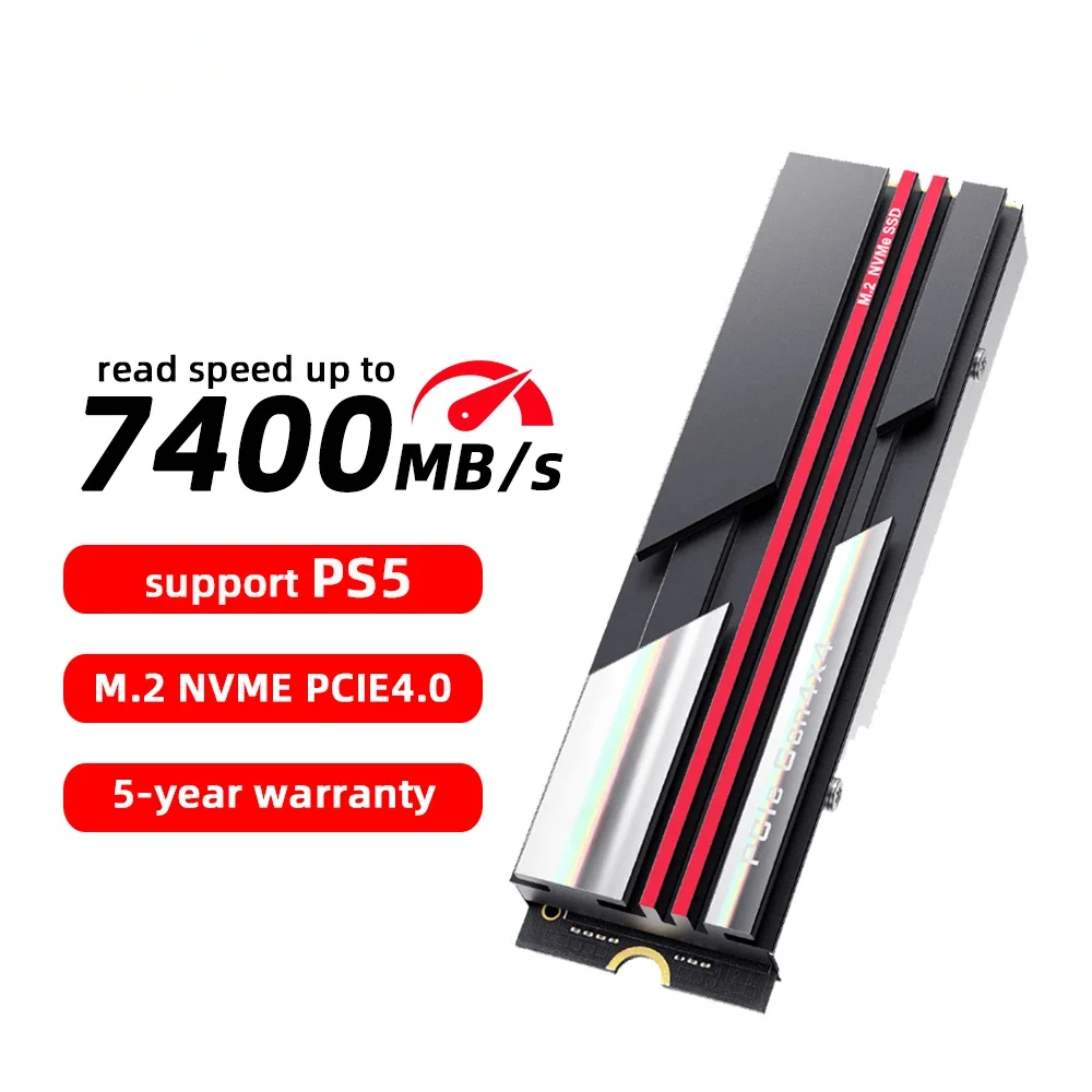 Top SSD nvme M.2 4tb 1tb 2tb SSD m2 2280 Hard Drive PCIe 4.0 x4 Internal Solid State Disk for PS5 Desktop Laptop