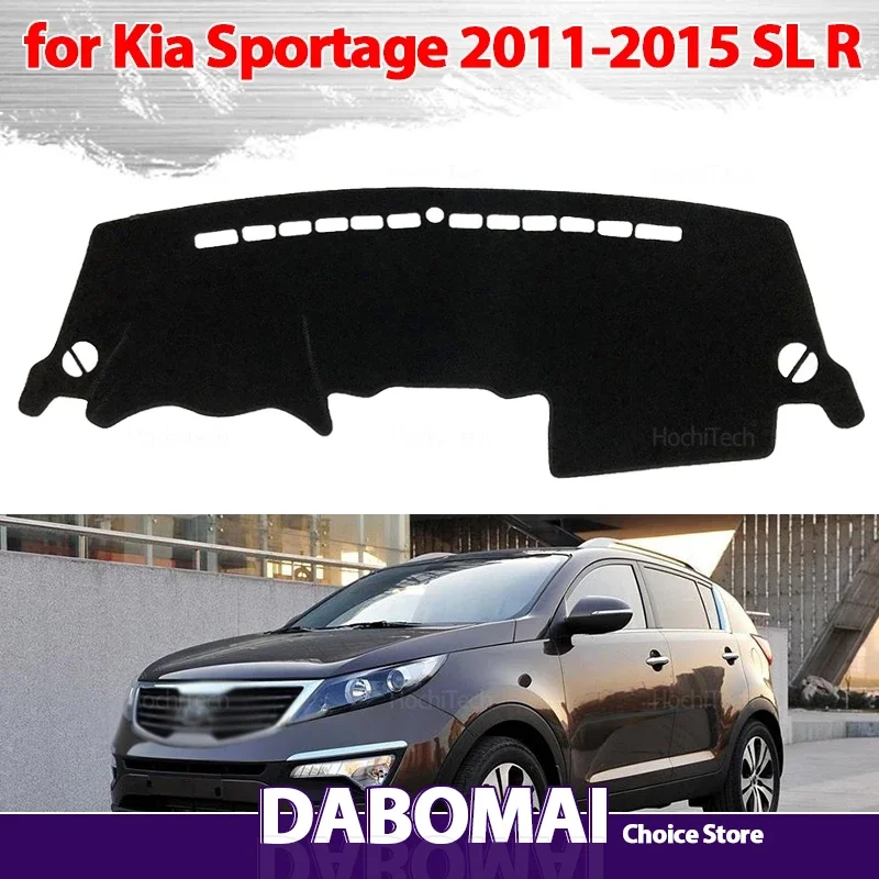 

Чехол на приборную панель, противоскользящий коврик, защитный коврик, аксессуары, солнцезащитный ковер, коврик для Kia Sportage 2011 2012 2013 2014 2015 SL R