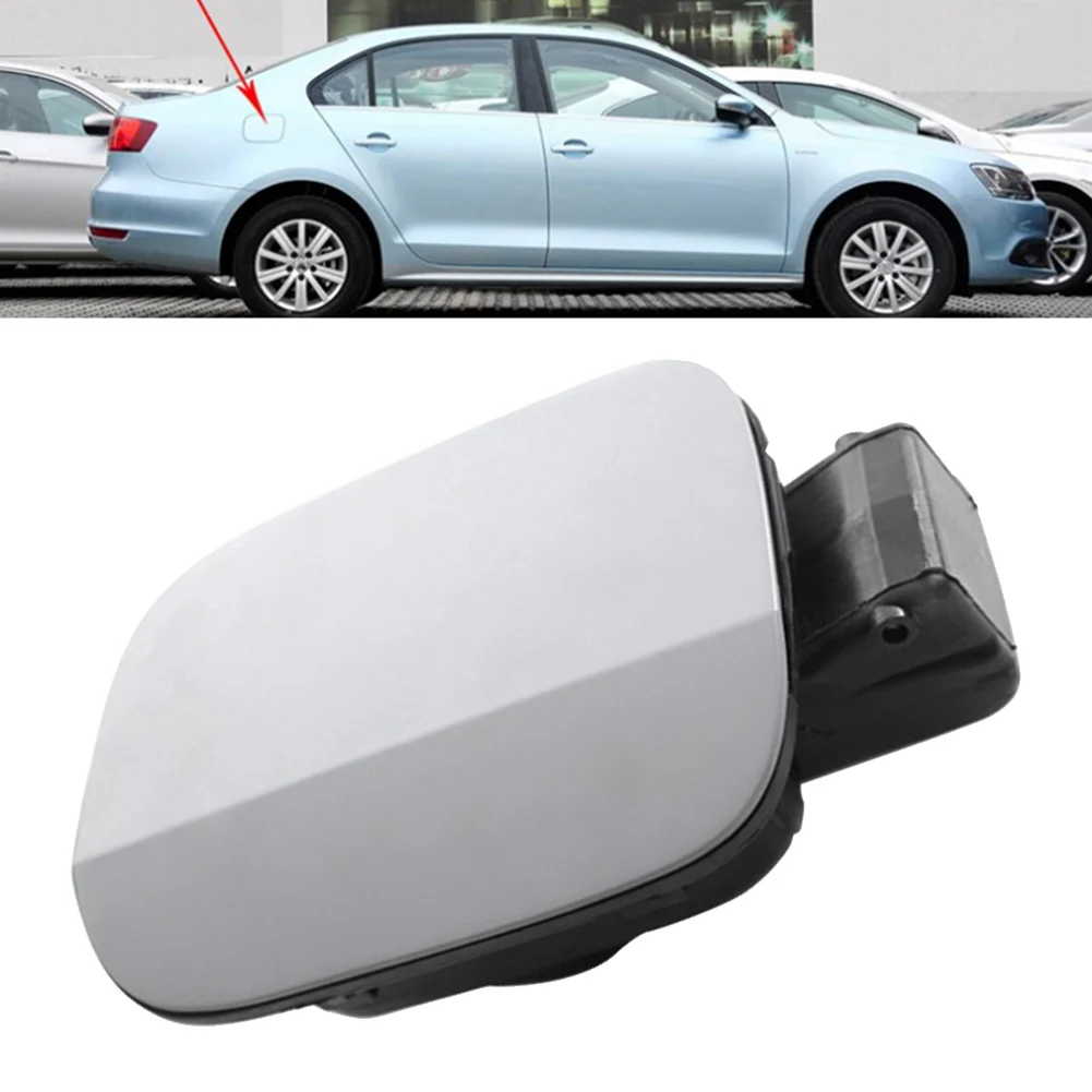 AB59-Car Gas Fuel Tank Filler Door Lid White Fuel Tank Cover Hinge For Jetta MK6 2012-2015 5C6809857D 16D809857