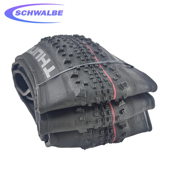 SCHWALBE THUNDER BURT 29x2.10 Bike Tire 29 Inch 54 622 Black Folding Tubeless MTB XC Tracks Off Road Bicycle Tire with Red Line