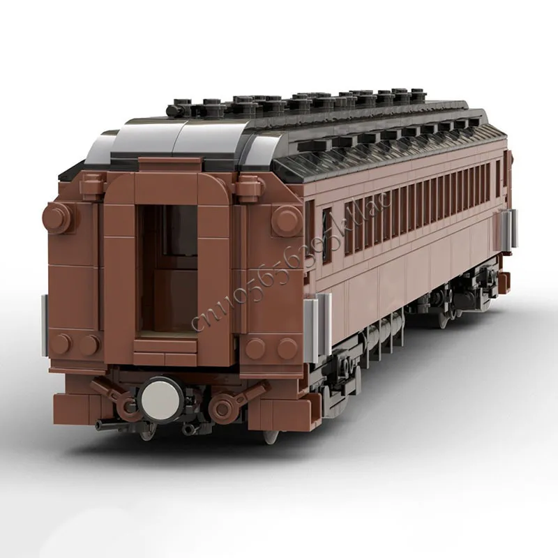 ชุดตัวต่อรถโดยสารสีน้ำตาล MOC 945 ชิ้น ชุดตัวต่อรถไฟสุดหรู ของเล่นตัวต่อสำหรับเด็ก ของขวัญวันเกิดและเทศกาล