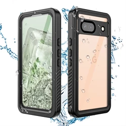Waterproof IP68 Protection Case For Google 8A 7A Pixel 9 10A ProXL Transparent PC Back Cover 360 Full Body Drop Resistance Cases