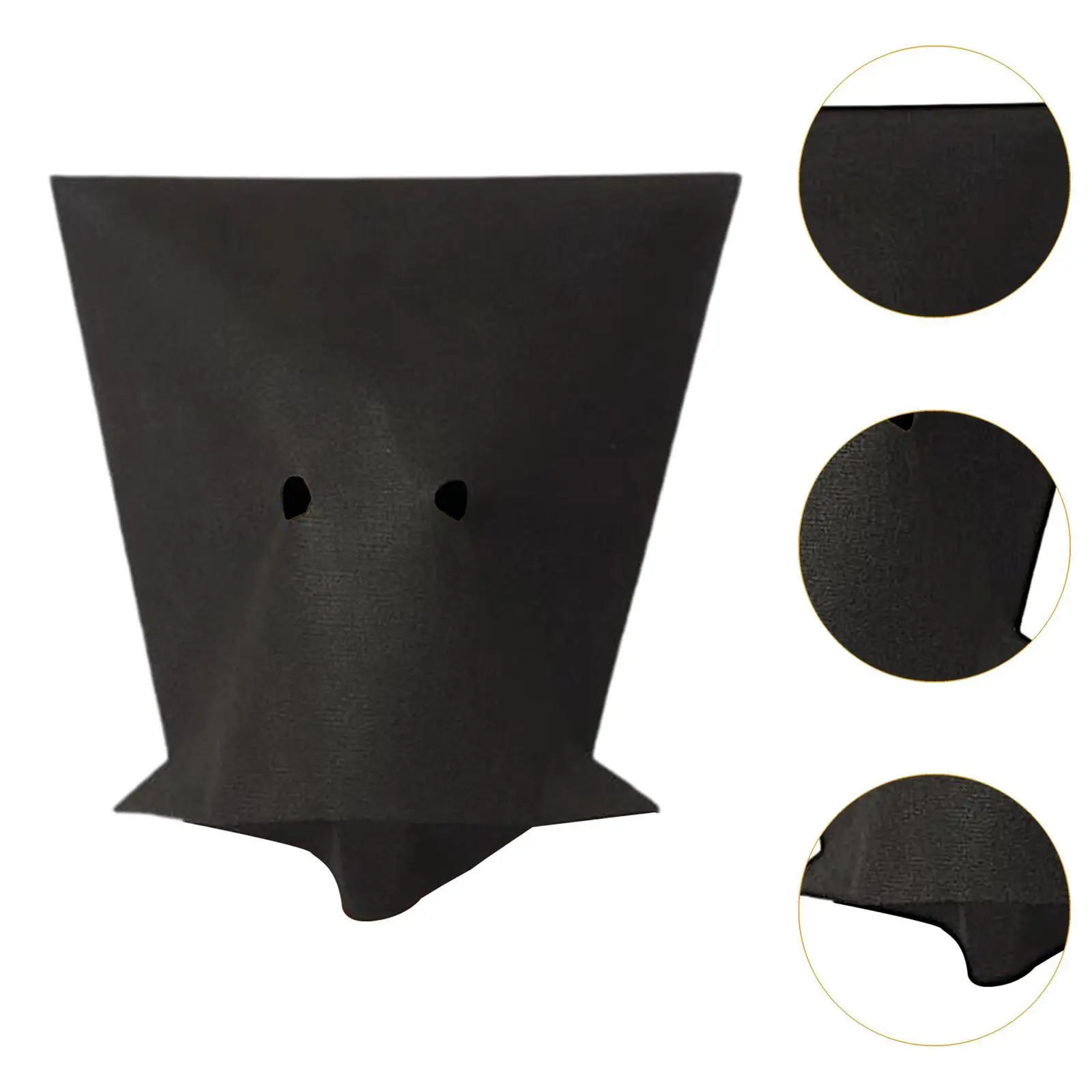 Masque de Cosplay d'Halloween, couvre-chef noir, respirant pour adultes, pour mascarade, Mardi Gras, carnaval, fête de vacances