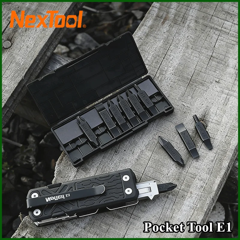 NexTool Pocket Multitool E1 10 In 1 Folding Knife Scissors File Outdoor Hiking Camping EDC Equipment Folding Multitool Hand Tool