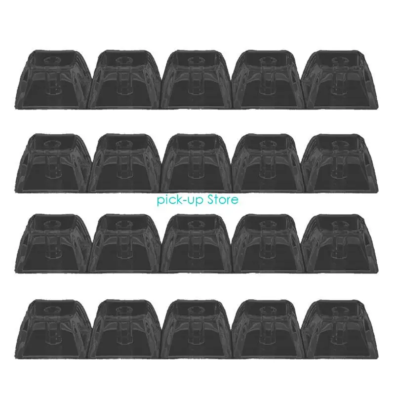 

Q5WA 4/20Keys XDA Profile PC Blank Backlit Keycaps Suit for RGB Mechanical Keyboard